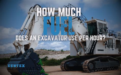 how much diesel does a mini excavator use|centex excavator fuel consumption.